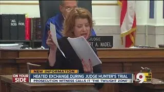 Heated exchange during Judge Tracie Hunter's trial