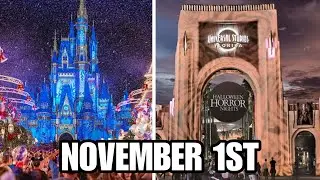 Disney and Universal Orlando in November | WHATS NEW? 👀