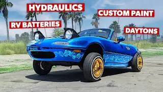 Installing Hydraulics on a Miata (Full Lowrider Build)