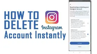 How to delete Instagram Account Permanently 2024