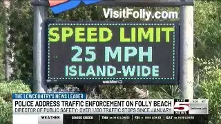 VIDEO: Police address traffic on Folly Beach: ‘This isn’t a highway’