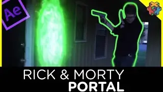 Rick And Morty Portal Effect - After Effects Tutorial