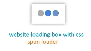 create awesome simple loading bar by using pure html with css