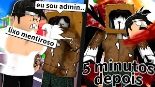 Fingi ser o dono do Roblox e FUI XINGADO.. M4TEI TODOS COM COMANDOS DE ADMINISTRADOR