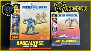 Unboxing Apocalypse, Angel & Archangel  for Marvel Crisis Protocol