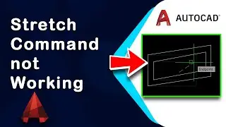 Why stretch command not working in AutoCAD