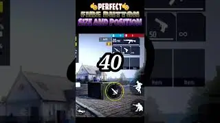 Perfect Fire Button Size And Position 100% Working 😱 | Free Fire