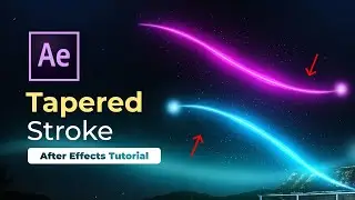 Tapered Stroke - After Effects Tutorial (NO PLUGIN)