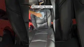 Simple way to clean leather seats