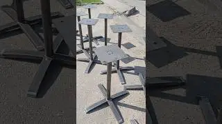 Дизайнерский стол перед покраской 