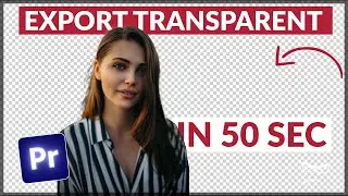 How to Export Transparent (Alpha) in Premiere Pro