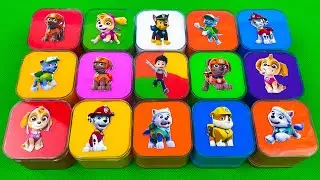 Paw patrol: Looking For Ryder Paw Patrol Clay With Colorful Boxes - Satisfying ASMR Video