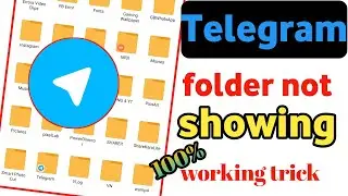 How to Fix Telegram Folder Not Showing in File Manager || How To Fix Telegram Files Not Showing 2024