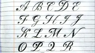 Fancy Cursive Letters AtoZ for Beginners  | fancy handwriting a to z