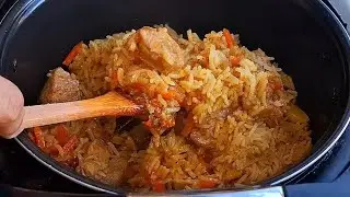 Вот такой плов готовлю всю жизнь❗️I have been preparing this kind of pilaf all my life.