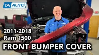 How to Replace Front Bumper Cover 2011-2018 Ram 1500