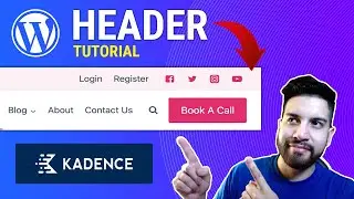 How To Make A Header On Wordpress Using The Kadence Theme ✅ [FREE FULL TUTORIAL]