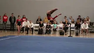 Thi Nguyen 2nd Place Floor Pacific Classic 2020 Wildfire Gymnast Level 8
