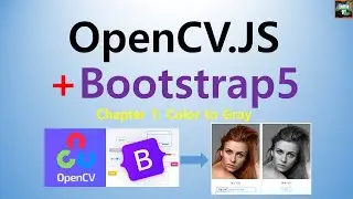 Build a web app with opencv.js and bootstrap (Opencv.js porting)