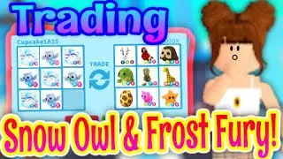 What People TRADE For *SNOW OWL & FROST FURY* ❄️ Trading Snow Owl & Frost Fury in Adopt Me!