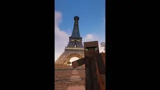 Мем с жителем майнкрафт | Я в париже