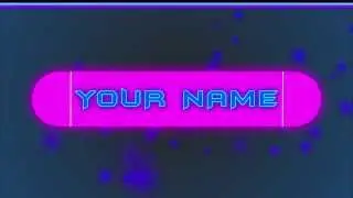 Neon Intro Template!