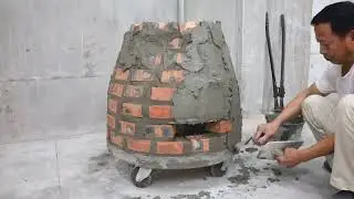 Build a beautiful moving wood stove / tandoor oven