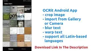 Android App To Convert Image To Text Via OCR Technology