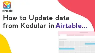 How to Get & Update data from Airtable in Kodular | SpreadSheet Component |