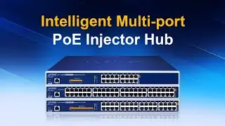 PLANET Intelligent Multi-port PoE Injector Hub