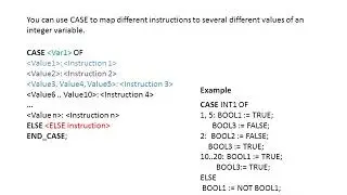 Lecture 10. ST language for PLC / PLC basics