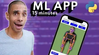 I tried to build a Machine Learning Python App in 15 Minutes | Coding Challenge