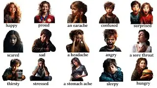 Feelings, Emotions, and Illness Vocabulary| Feelings| Emotions| Illness| Basic English Vocabulary