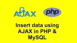 Insert Data using AJAX in PHP & MySQL || Insert into Database using Jquery AJAX with Source Code