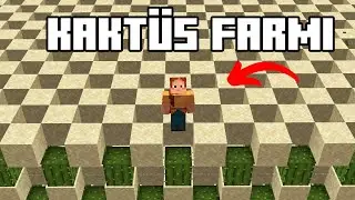 Kaktüs Farmı Yaptım!🌵 - Minecraft Survival Sunucusu - Poenasaga