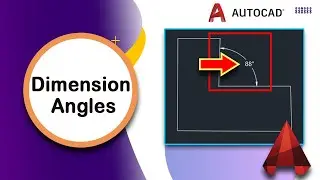 How to Dimension Angles in AutoCAD || Angular Dimension