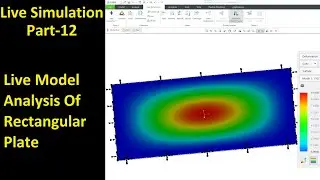 #12 Creo Live Simulation- Live Model Analysis Of Rectangular Plate