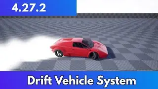 Unreal Engine Drift Vehicle System | Make Drift Vehicle System in UE4 4.27.2 UE4 Drift Vehicle 🤩🤩🤩🤩