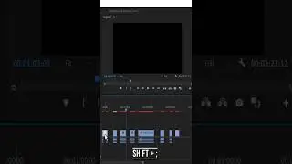 How To Delete All Gaps at once In Premiere pro #premierepro