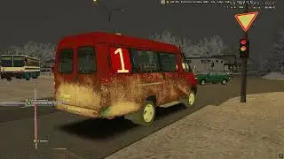 GAZelle Маршрут №1 Ул. Ленина-Автостанция. (Omsi 2)