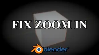 Blender Viewport Zoom In Problem Fix In One Click.....