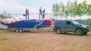 Прицепы для перевозки яхт.  Ателье прицепов Багем