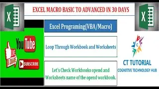 How to Loop through Sheets in a Workbook in Excel VBA (Macros) - Code Included||Excel VBA Tutorial