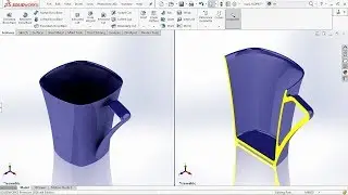 Cup Design Tutorial on Solidworks 2016