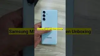 Samsung Galaxy M55 5G Unboxing | Samsung M55 5G Light Green