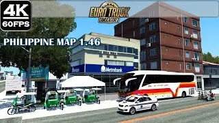 ETS2 1.46 Realistic Philippine Map latest version & Real AI PH Traffic | Region III DLC | PH MAP MOD