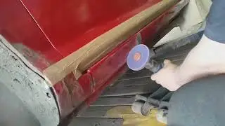 Хонда Фит ремонт порога и покраска