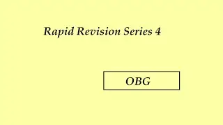 OBG Rapid Revision series 4