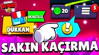 SUPERCELL AÇIKLADI📣 ÜCRETSİZ ÖDÜLLERİ KAÇIRMA! - Brawl Stars
