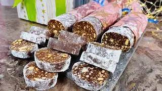 Готовлю МНОГО Вместо КОНФЕТ!Невероятные СЛАДКИЕ КОЛБАСКИ СРАЗУ ТРИ ЛУЧШИХ РЕЦЕПТА!